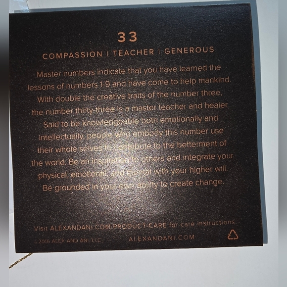 Alex and Ani Numerology Number 31 Necklace. - Picture 7 of 11